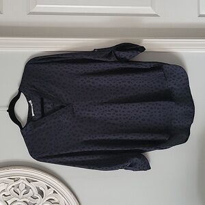 Stitchfix Lush (M) 3/4 sleeve cheetah blouse